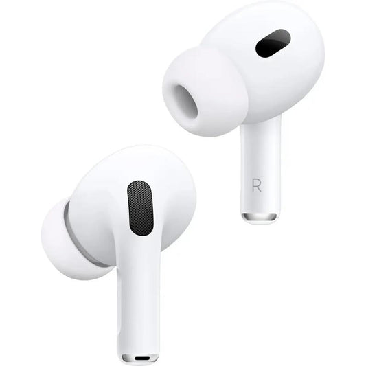 Apple - Airpods Pro 2, Wireless Active Noise Cancelling Earbuds with Hearing Aid Feature - White