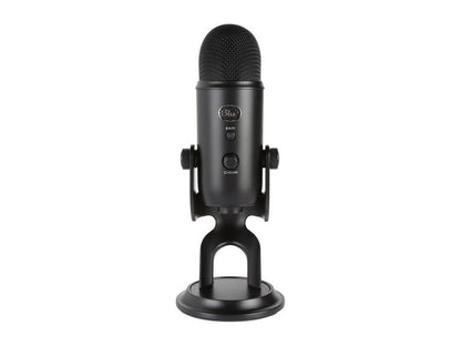 Logitech YETI Premium Multi-Pattern USB Microphone with Blue VO!CE- Audio