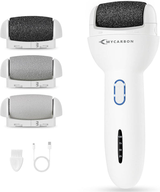 Foot File Callus Remover for Feet, Electric Foot Callus Remover Pedicure Kit, Rechargeable Feet Care Professional Tool for Dry Skin Dead Hard Cracked Ideal Gift