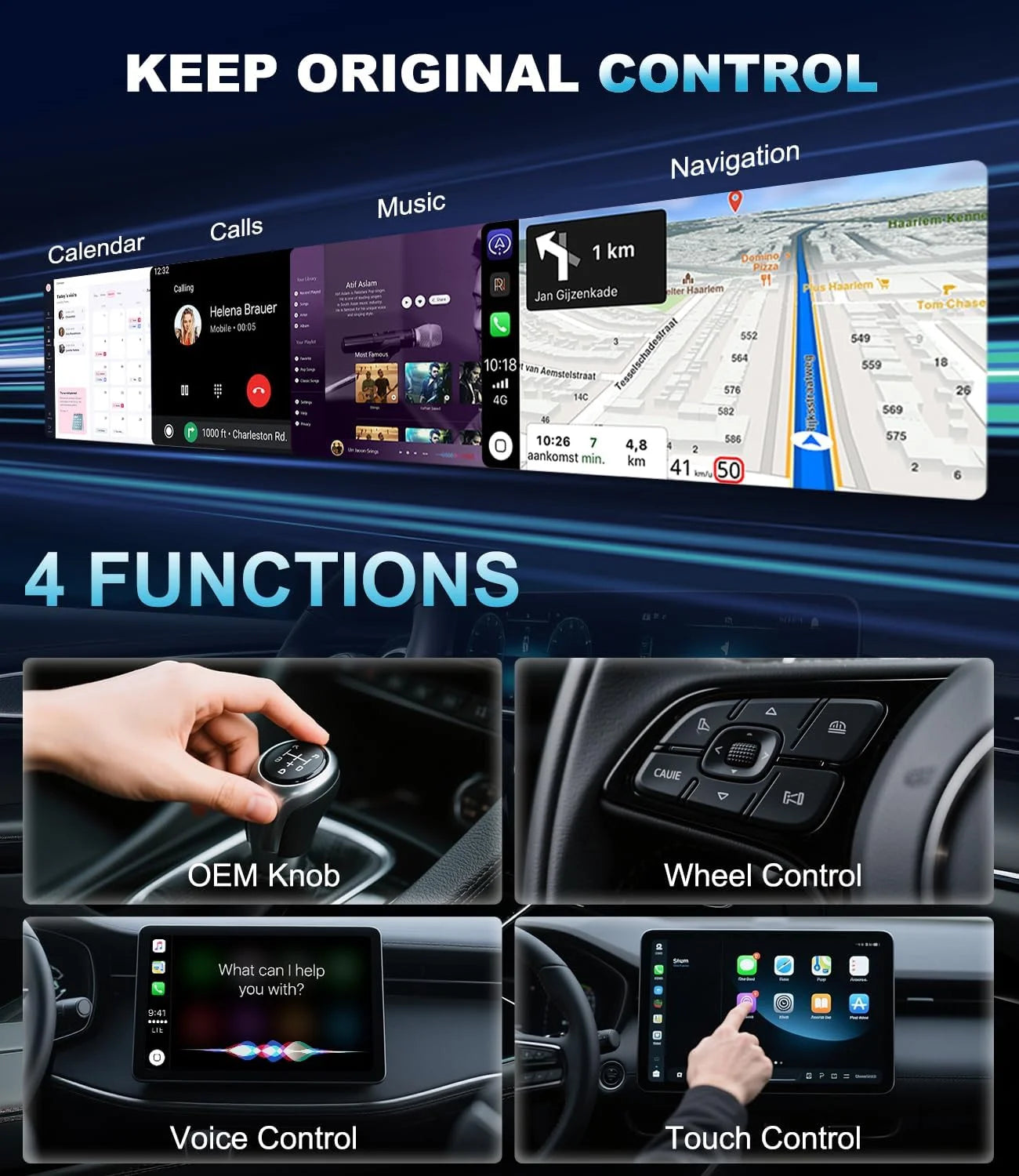 2025 Wireless Carplay Adapter for Apple, Upgrade Wired to Wireless, Mini Usb-C/Type-C Design, Plug and Play, No Delay Bluetooth+Wifi Stable Connection Car Play for Iphone