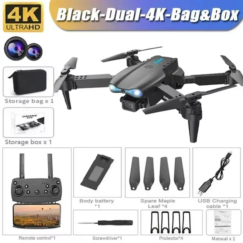 E99 Pro Drone Quadcopter Remote Control Handle Four Axis Aircraft HD 6K Photography UAV Altitude Fixation Helicopter Toys