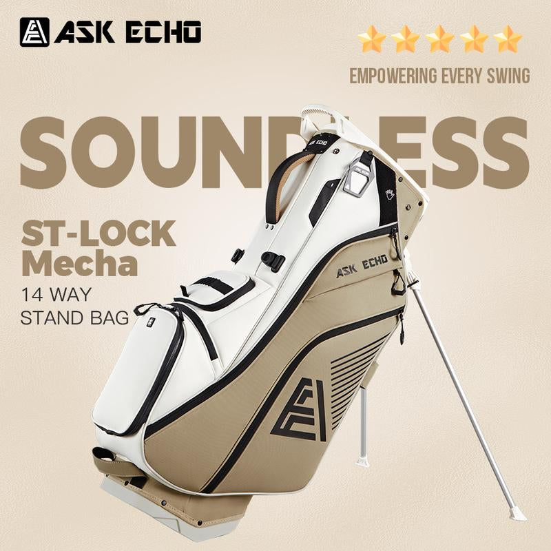 Ask Echo 2025 ST-LOCK Mecha 14 Way Dividers Soundless Stand Bag / Toasted Almond