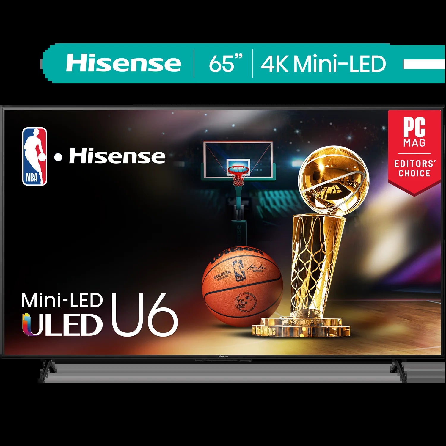 65-Inch Class U6 Series Mini-Led ULED 4K UHD Google Smart TV (65U6N) - QLED Quantum Dot Color, Dolby Vision, Full Array Local Dimming, Game Mode Plus