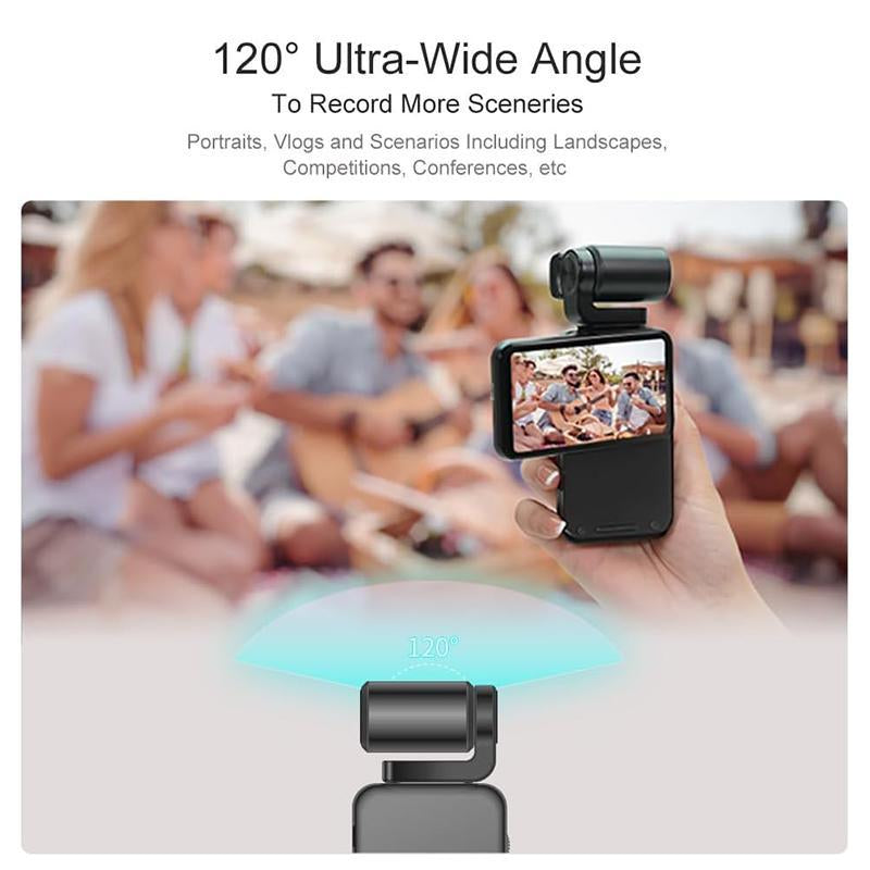 ORDRO M3 Portable Camera with 3.5'' Flippable Touch Screen Digital Camcorder,180° Rotating Lens,3250Mah Battery,Ir Night Vision Function,64G TF Card