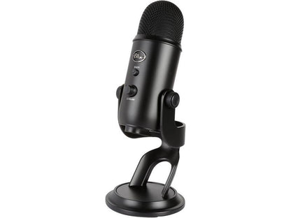 Logitech YETI Premium Multi-Pattern USB Microphone with Blue VO!CE- Audio